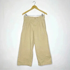 Maeve Anthropologie High-Waisted Wide-Leg Culottes Pants Size 2